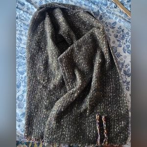 Donegal Knit Fringe Scarf